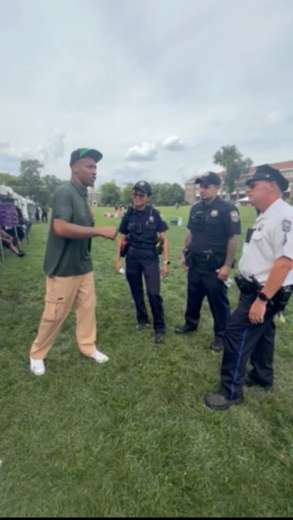 Philly Be Safe engaging with public safety professionals at a community event